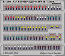 Eduard 17509 1:350 Air.Carrier Figures WWII painted