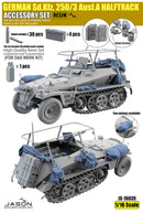 Jason Studios 16039 1/16 GERMAN Sd.Kfz.250/3 Ausf. A HALFTRACK ACCESSORY SET