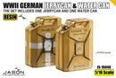 Jason Studios 16040 1/16 WWII GERMAN JERRYCAN & WATER CAN