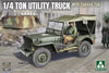 Takom 2214 1/35 US 1/4 Ton Utility Truck w/ Canvas Top