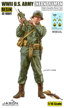 Jason Studios 16041 1/16 WWII U.S. ARMY INFANTRYMAN w/Radio
