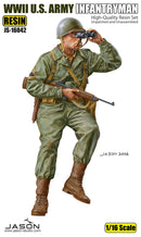 Jason Studios 16042 1/16 WWII U.S. ARMY INFANTRYMAN w/Binoculars