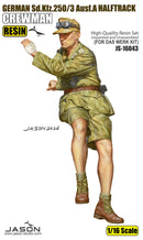 Jason Studios 16043 1/16 GERMAN Sd.Kfz.250/3 Ausf. A HALFTRACK CREWMAN