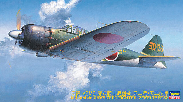 Hasegawa 09170  1/48 A6M5 ZERO TYPE 52 (ZEKE)