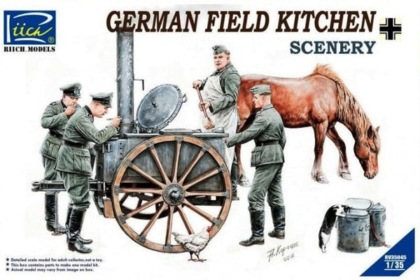 Riich 35045 1/35 German field kitchen w/soldiers