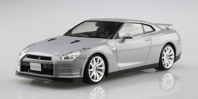 Aoshima 06243 1/24 Nissan R35 GT-R '14 Ultimate Metal Silver