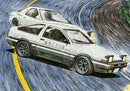 Fujimi 1/24 Initial D, Treno Early Type 1600GT APEXAE86 (Fujiwara Takumi Ver.)