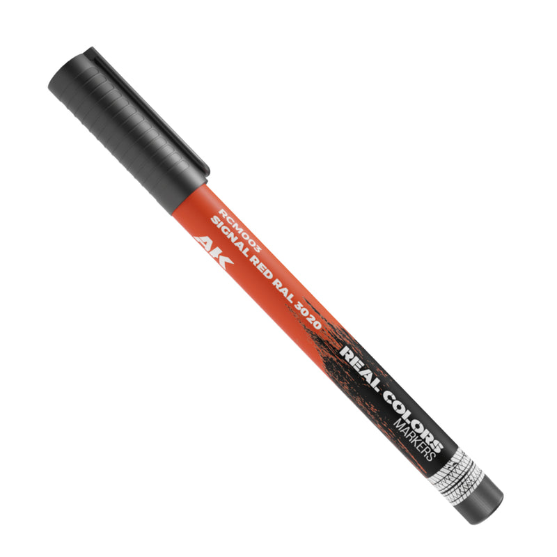 AK Interactive RCM003 Real Colors Markers - Signal Red RAL 3020