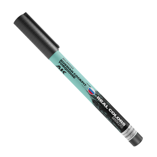 AK Interactive RCM031 Real Colors Markers - Russian Cockpit Turquoise