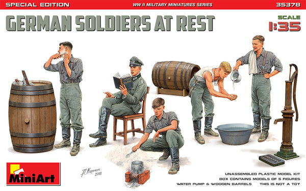 MiniArt 35378 1/35 German Soldiers At Rest. Special Edition