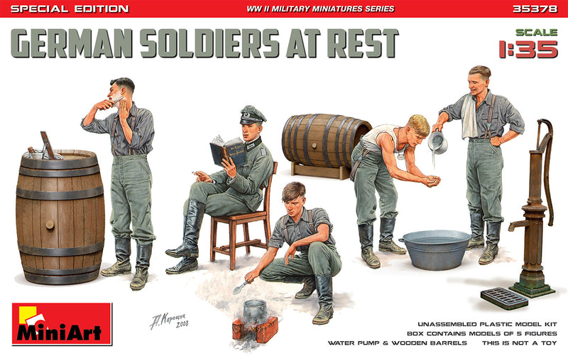 MiniArt 35378 1/35 German Soldiers At Rest. Special Edition