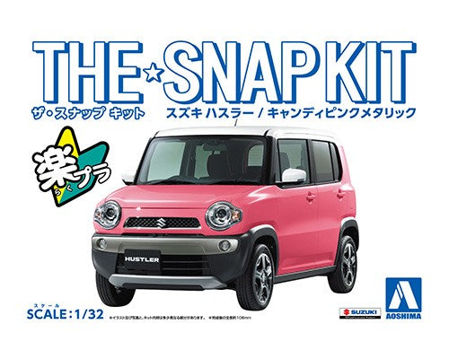 Aoshima 05415 1/32 Snap Kit #01-B Suzuki Hustler Candy Pink Metallic