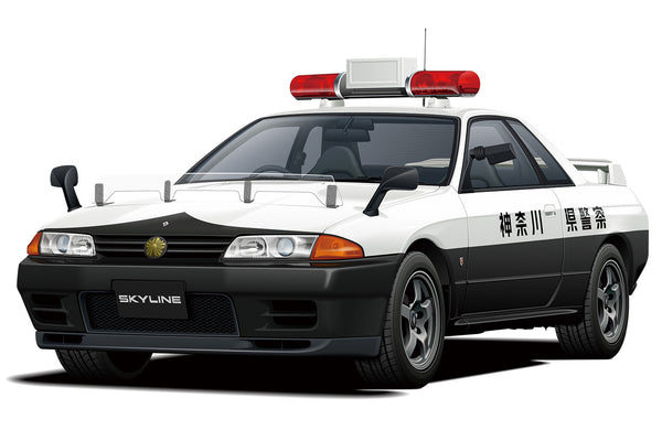 Aoshima 06284 1/24 Nissan BNR32 Skyline GT-R Patrol Car '91