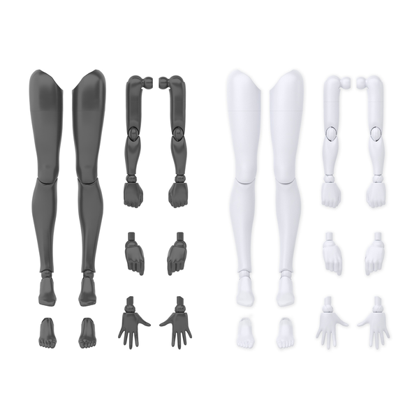 Bandai Spirits 30 Minute Sisters Option Body Parts Arm & Legs White/Black