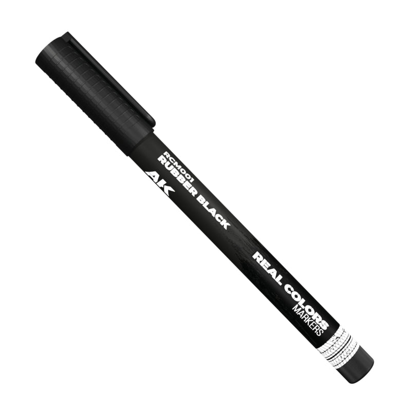 AK Interactive RCM001 Real Colors Markers - Rubber Black