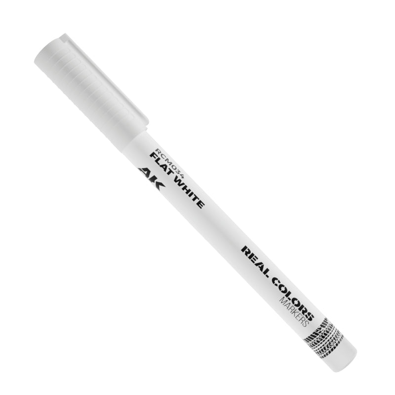 AK Interactive RCM034 Real Colors Markers - Flat White