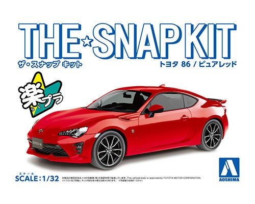 Aoshima 06887 1/32 Snap Kit #03-F Toyota 86 Pure Red