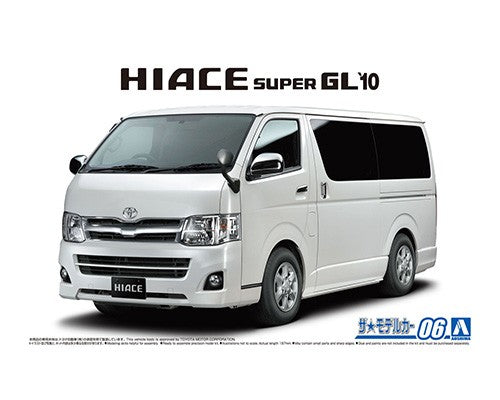 Aoshima 06138 1/24 Toyota TRH200V Hiace Super GL '10