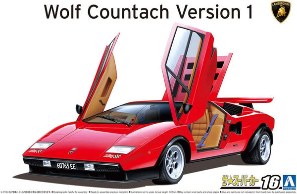 Aoshima 06336 1/24 Wolf Countach Version 1 '75