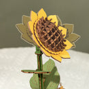 Robotime TW011 Rowood DIY Wooden Flower Bouquet (Sunflower) 3D Wooden Puzzle