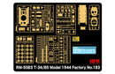 Rye Field Model 5083 1/35 T-34/85 Model 1944 Factory No. 183