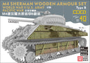 Lanmo Model LM35031 1/35 Sherman M4 Wooden Armor Set B