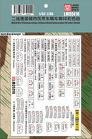Lanmo Model LM35110 1/35 WWII German Civilian 3D License Plate Decals