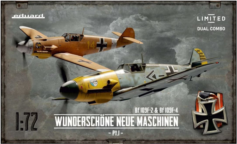Eduard 2142 1/72 Bf 109F-2 & Bf 109F-4 Wunderschöne Neue Maschinen pt.I Limited - Dual Combo