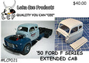 Luka Cee LCP021 1/25  1950 Ford  F  SERIES Extended Cab