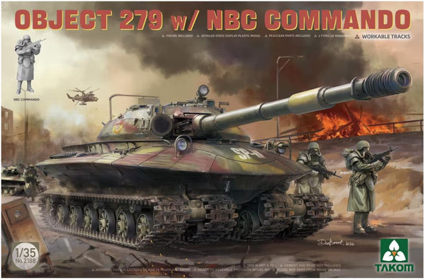 Takom 2188 1/35 Soviet Heavy Tank Object 279 NBC COMMANDO