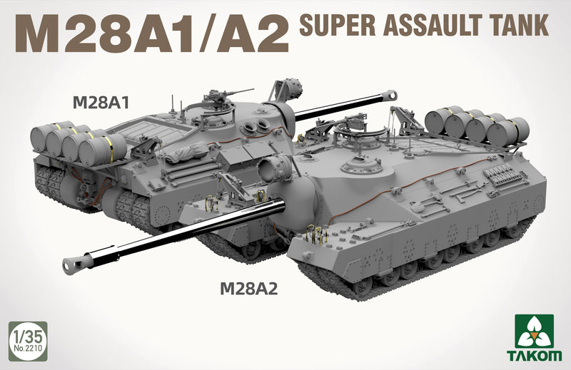Takom 2210 1/35 M28 A1/A2 SUPER ASSAULT TANK