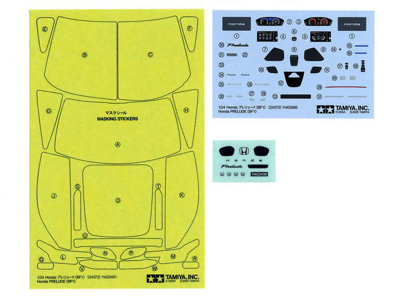 TAMIYA 24373 1/24 Honda Prelude (BF1) 2025