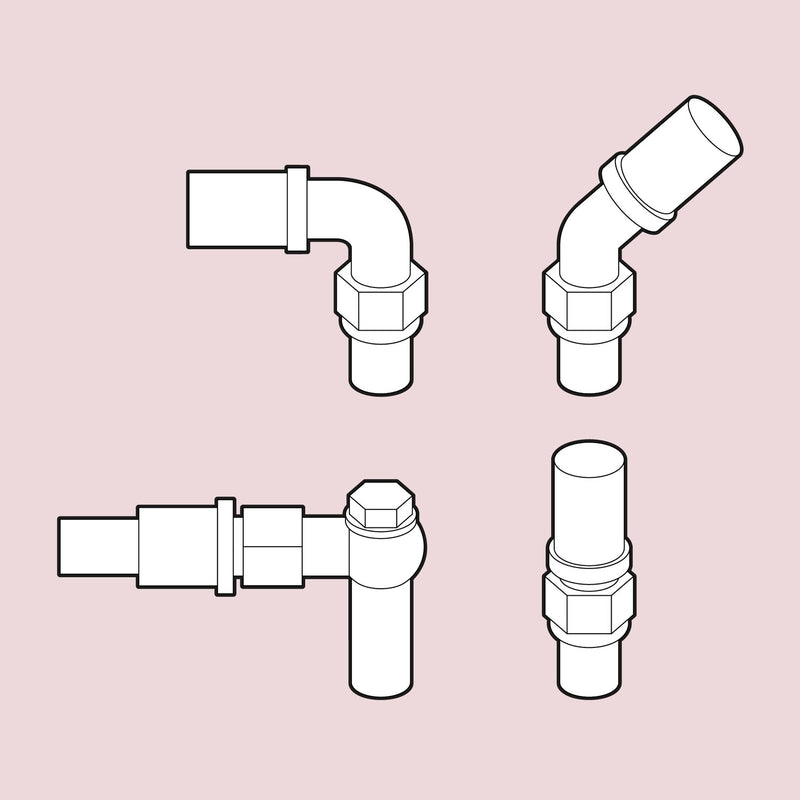 Scale Cars Online R006 1/24 Hose joints V.1 - 28 pcs.