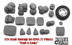 Value Gear VG249 1/24 Universal Gear Set #9 "Trash and Sacks"