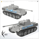 RT DIORAMA FM35021 1/35 Panther Tool Racks (Battle worn) Faustus Models