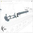 RT DIORAMA FM35021 1/35 Panther Tool Racks (Battle worn) Faustus Models