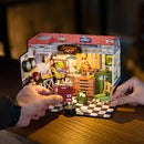 Robotime DG165 Rolife Garage Workshop DIY Miniature House Kit