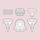 Scale Cars Online R020 1/24 Racing Seatbelt Buckles