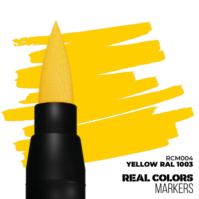 AK Interactive RCM004 Real Colors Markers - Yellow RAL 1003