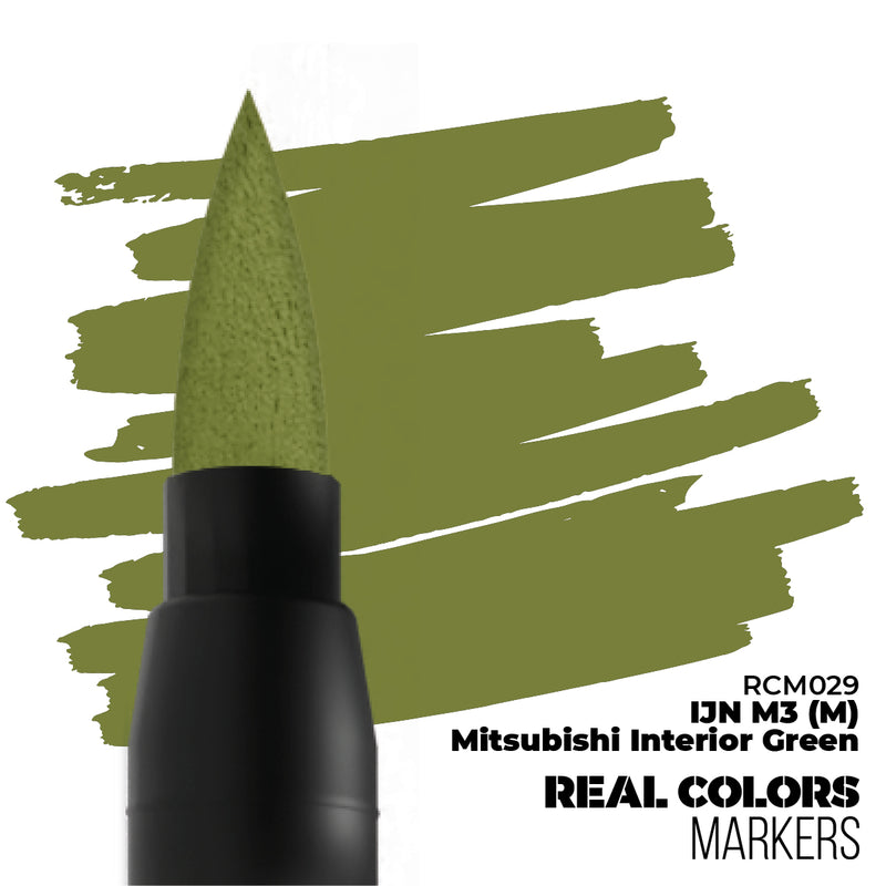 AK Interactive RCM029 Real Colors Markers - IJN M3 (M) Mitsubishi Interior Green