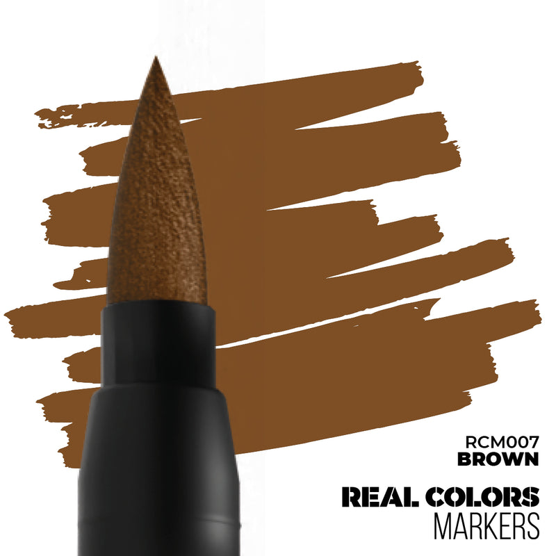 AK Interactive RCM007 Real Colors Markers - Brown