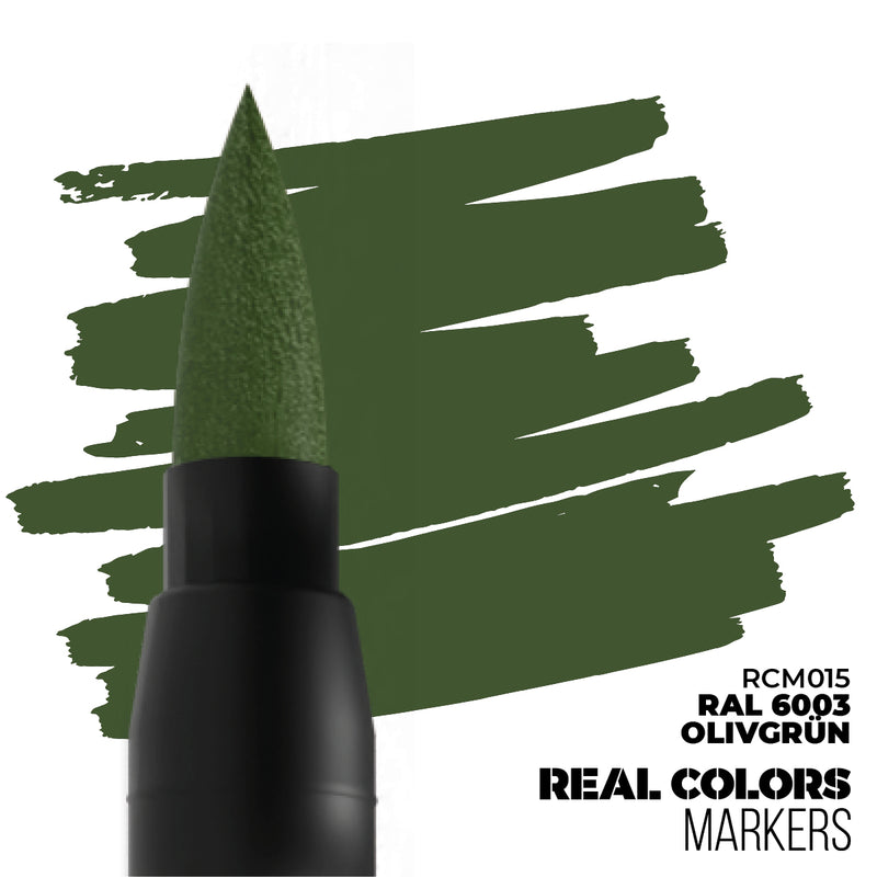 AK Interactive RCM015 Real Colors Markers - RAL 6003 Olivegrun