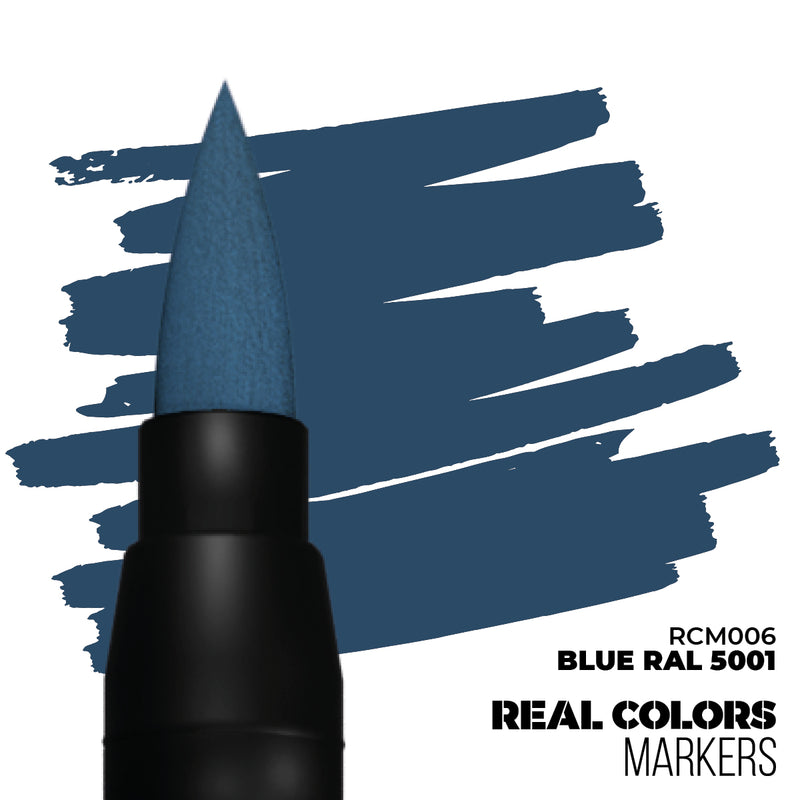 AK Interactive RCM006 Real Colors Markers - Blue RAL 5001