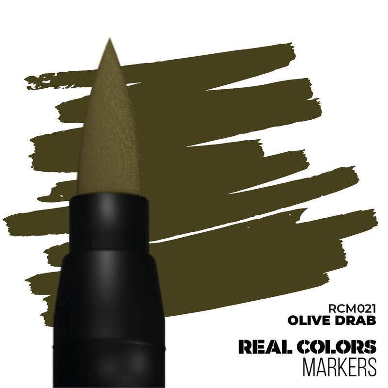 AK Interactive RCM021 Real Colors Markers - Olive Drab