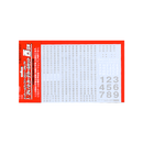 Fujimi 112367 1/24 Police Patrol Car Decal (West Japan)