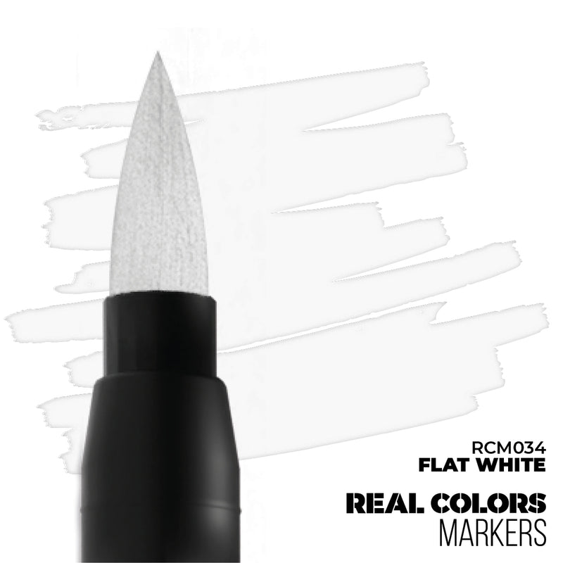 AK Interactive RCM034 Real Colors Markers - Flat White