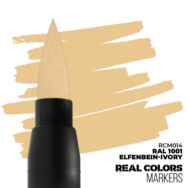 AK Interactive RCM014 Real Colors Markers - RAL 1001 Elfenbein-Ivory