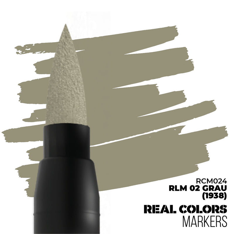 AK Interactive RCM024 Real Colors Markers - RLM 02 Grau (1938)