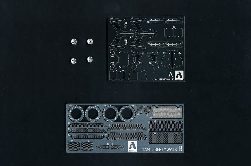 Aoshima 05678 1/24 LB Works R35 GT-R Detail Up Parts Set