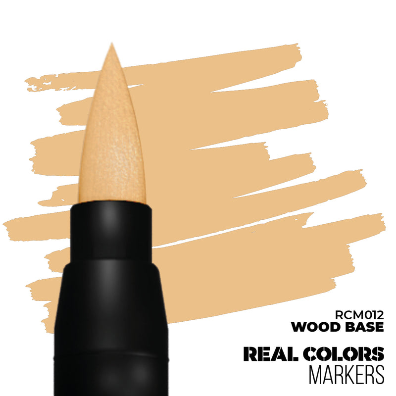 AK Interactive RCM012 Real Colors Markers - Wood Base